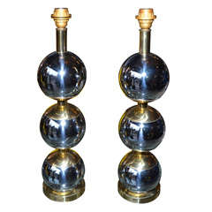 Pair of Space Age Lamps
