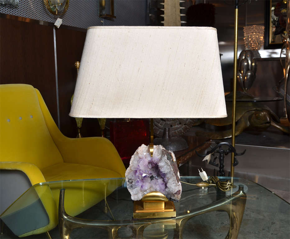 Amethyst Lamp by Willy Daro