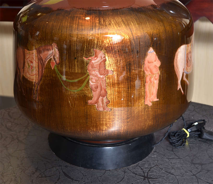 Huge 1940s Table Lamp In Excellent Condition For Sale In Bois-Colombes, FR