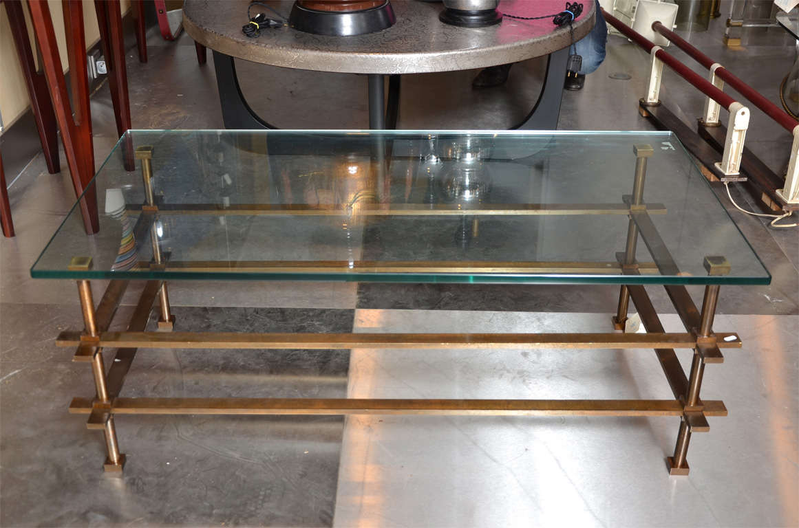 Nice Pair Of Bronze Tables By Van Heeck