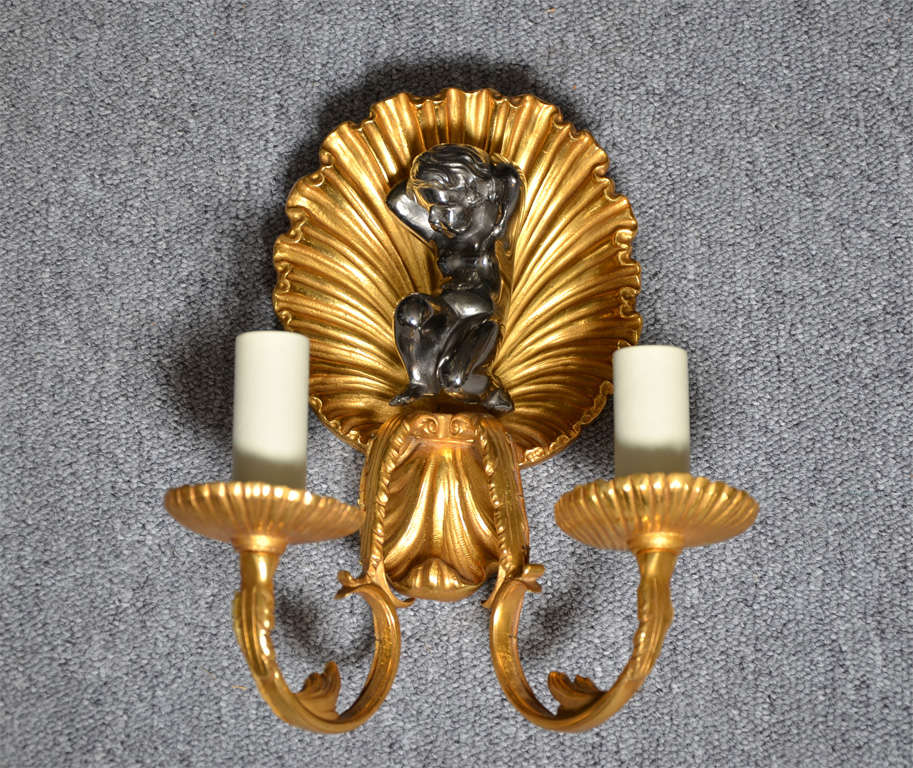 Great Pair of Bagues Sconces In Excellent Condition For Sale In New York, NY