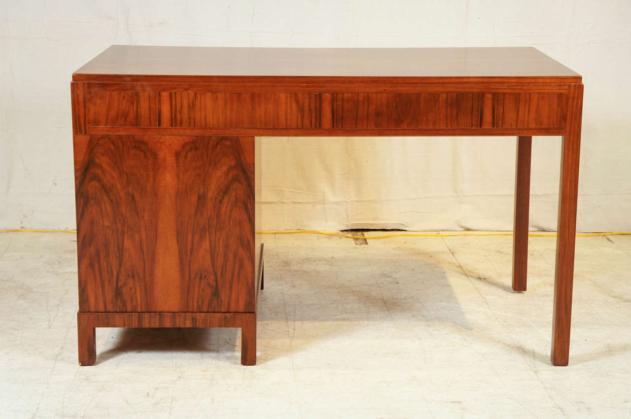 Danish Rosewood Single Pedestal Desk Attributed to Fritz Henningsen 2