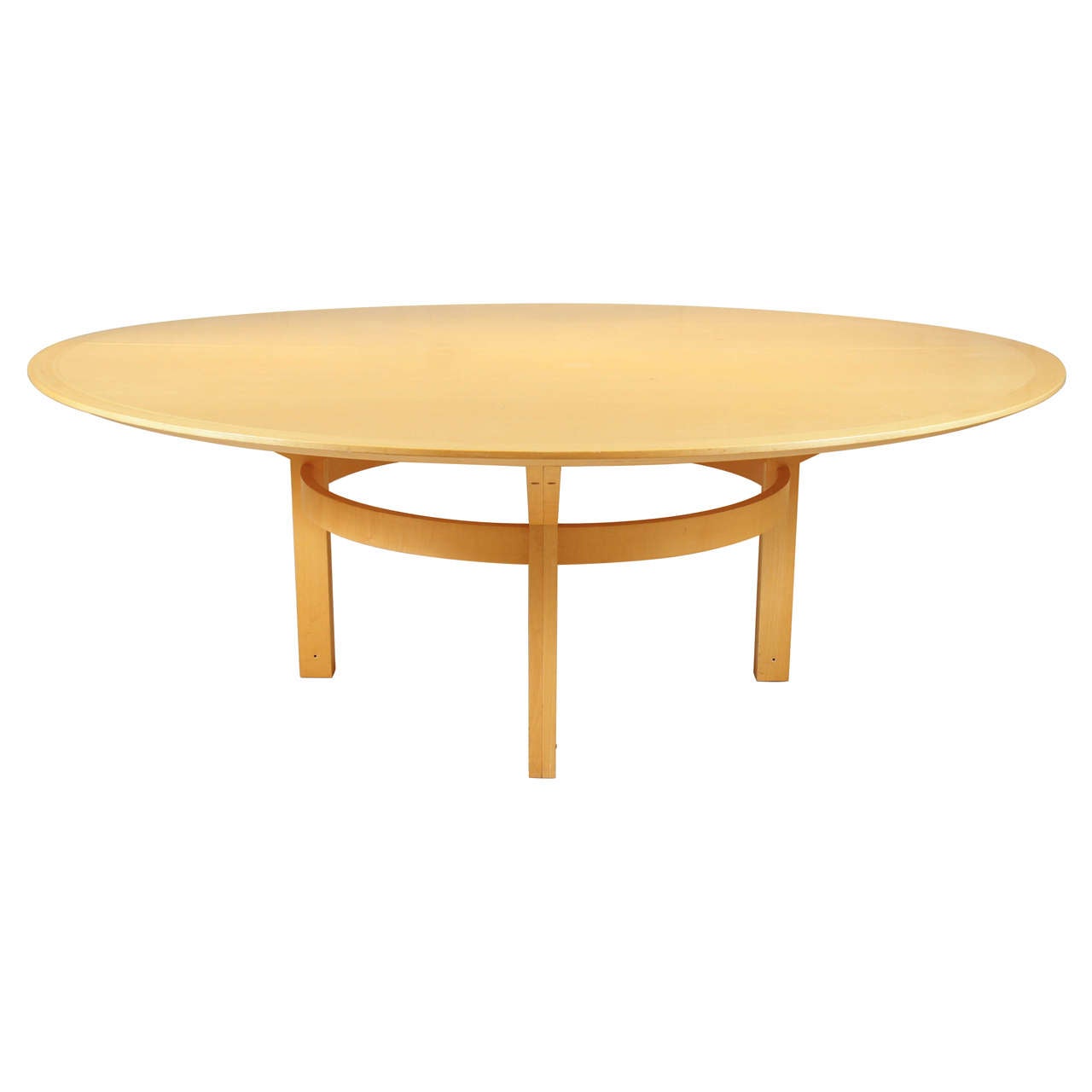 Large Round Dining Table by Rudd Thygesen and Johnny Sorensen For Sale