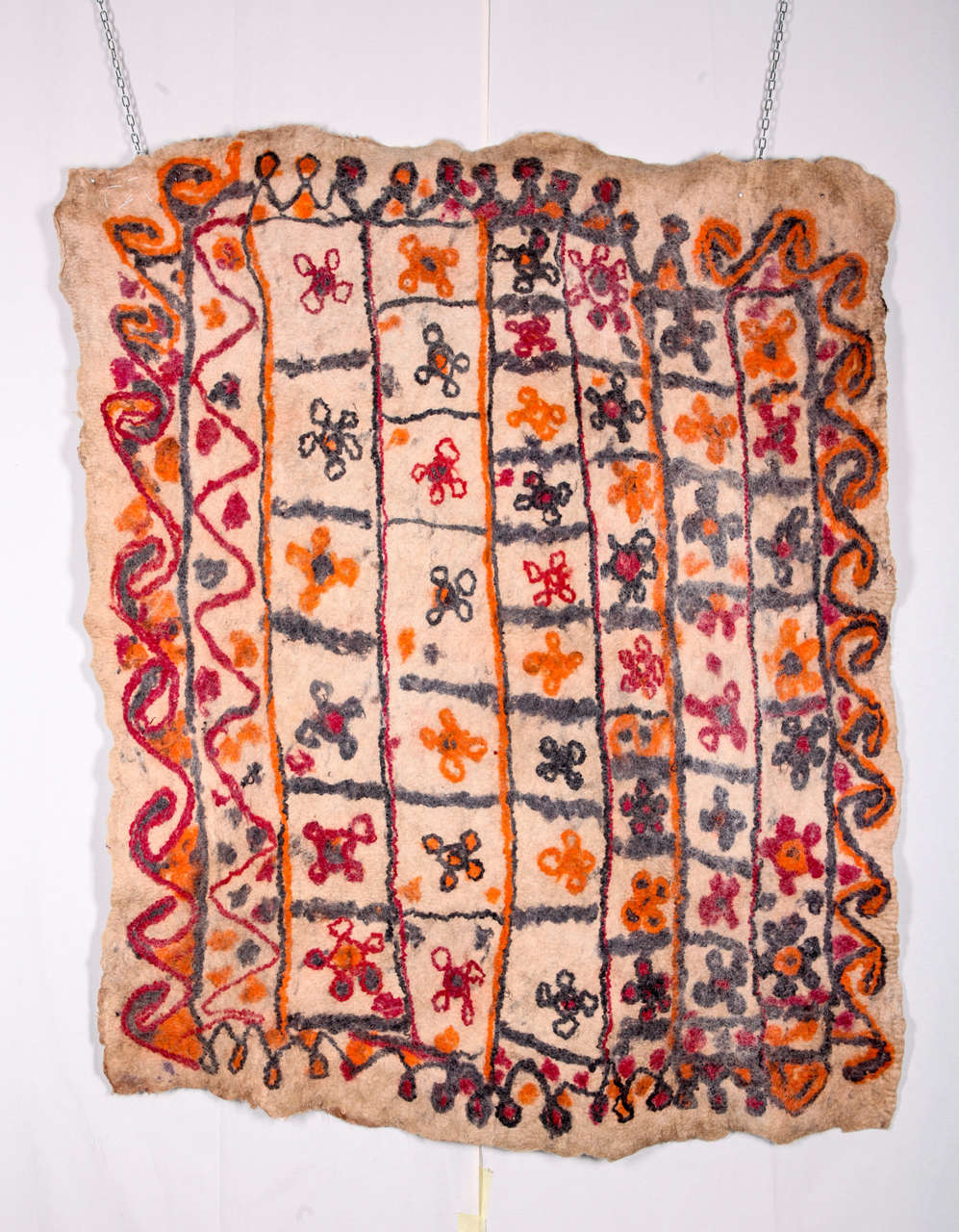 Central Asia small felt - double face