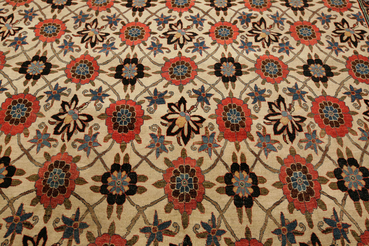 Fine antique Veramin carpet