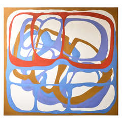 Original 60's Abstract Painting