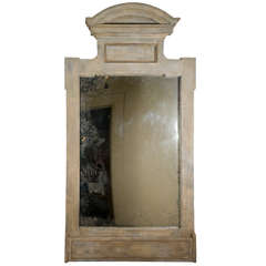 Grand scale 19th c. Painted Swedish Mirror