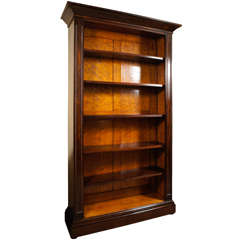 American Rosewood and Tiger Maple Bookcase