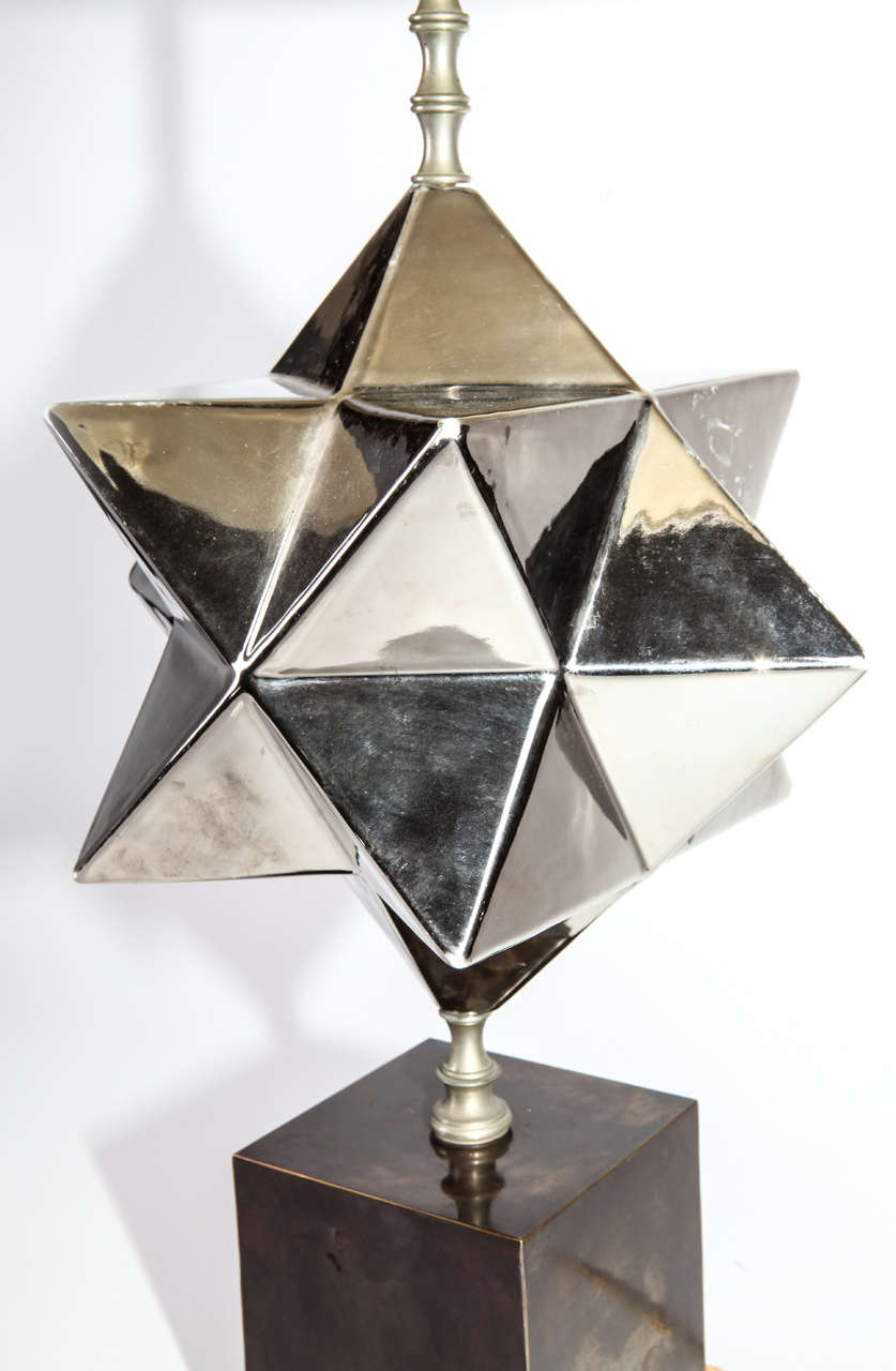 Zaccagnini Firenze ceramic Table Lamp , 1940 For Sale at 1stdibs