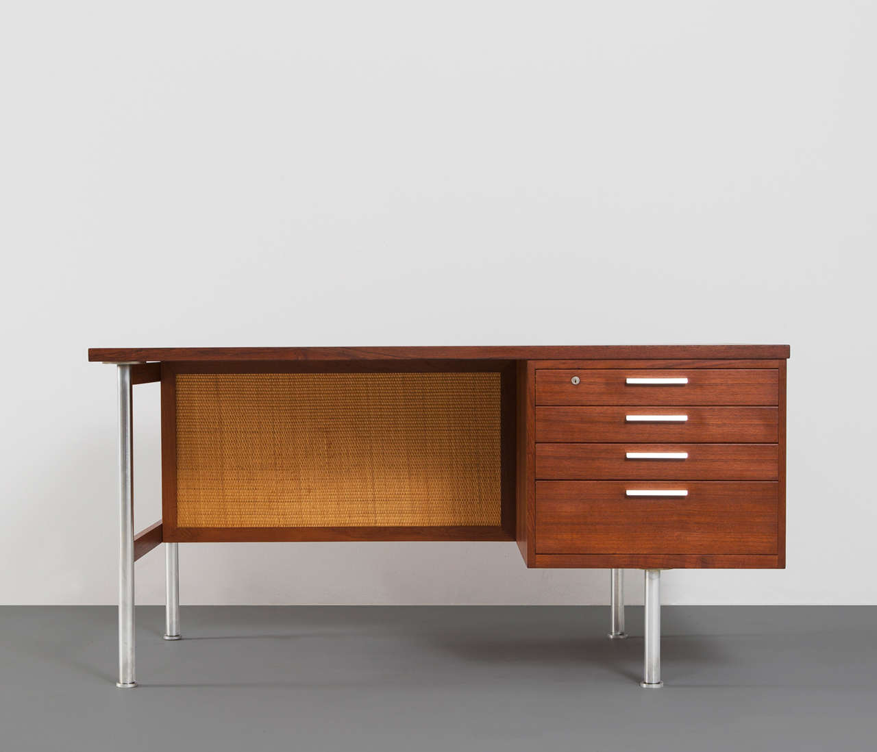 Scandinavian Modern Rare Kai Kristiansen Desk in Teak