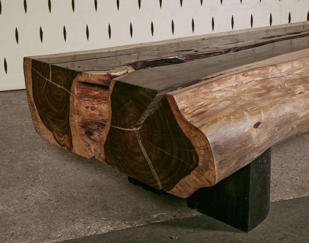 Mid-20th Century 20th Century, Awoura Wood Coffee Table For Sale