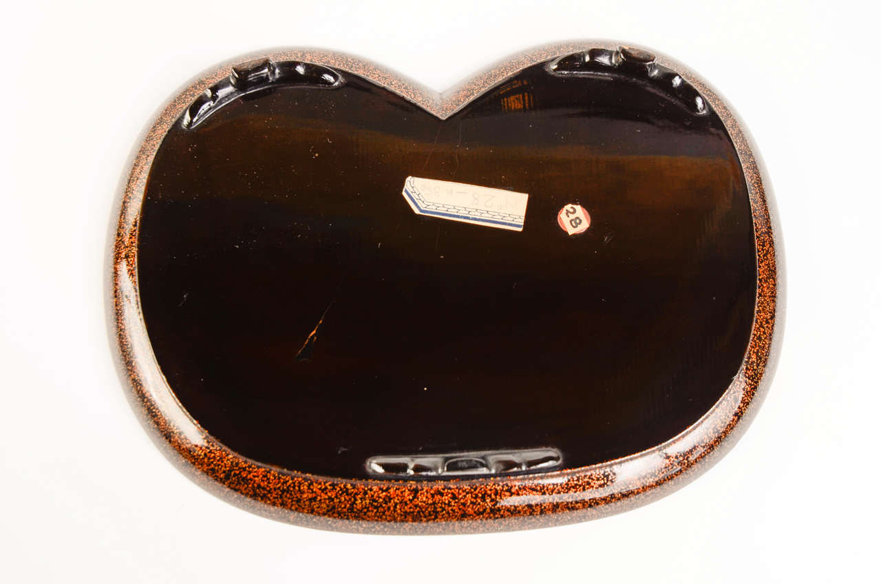 19th Century Small Nashi-Ji Lacquer Tray 4