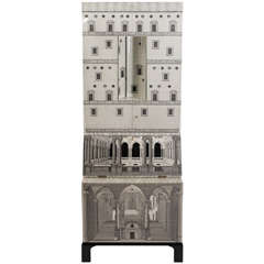 Antique Trumeau Architecturra by Atelier Fornasetti, Italy, 1992