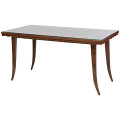 Walnut Dining Table in the Style of Paolo Buffa