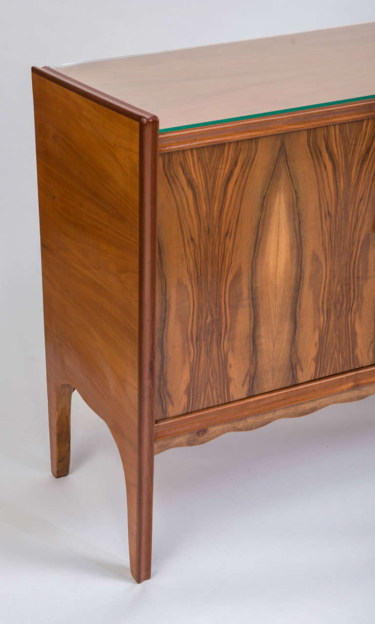  Walnut Side Cabinet in the Style of Paolo Buffa 2