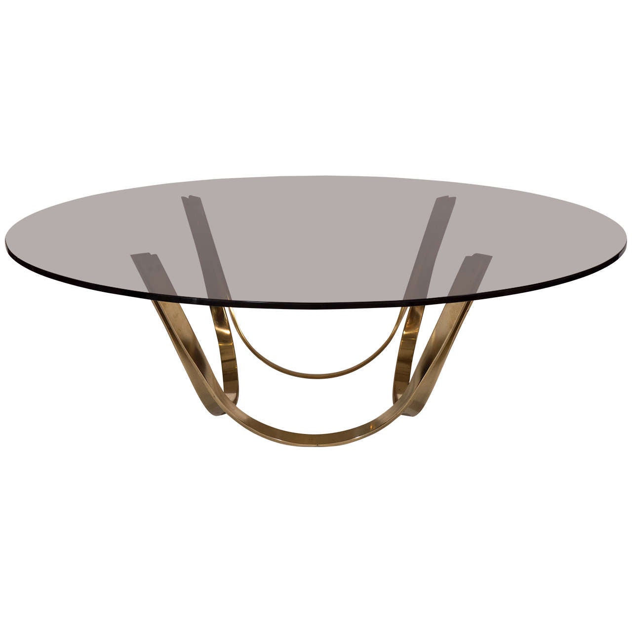 Brass Coffee Table by Roger Sprunger for Dunbar