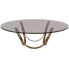 Brass Coffee Table by Roger Sprunger for Dunbar