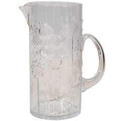 Crystal Pitcher by Oiva Toikka for Iittala