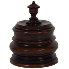 Wooden Dutch Tobacco Jar