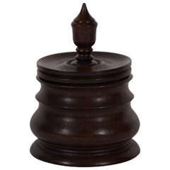 Wooden Dutch Tobacco Jar