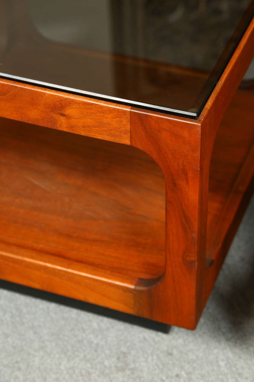 brown saltman end tables