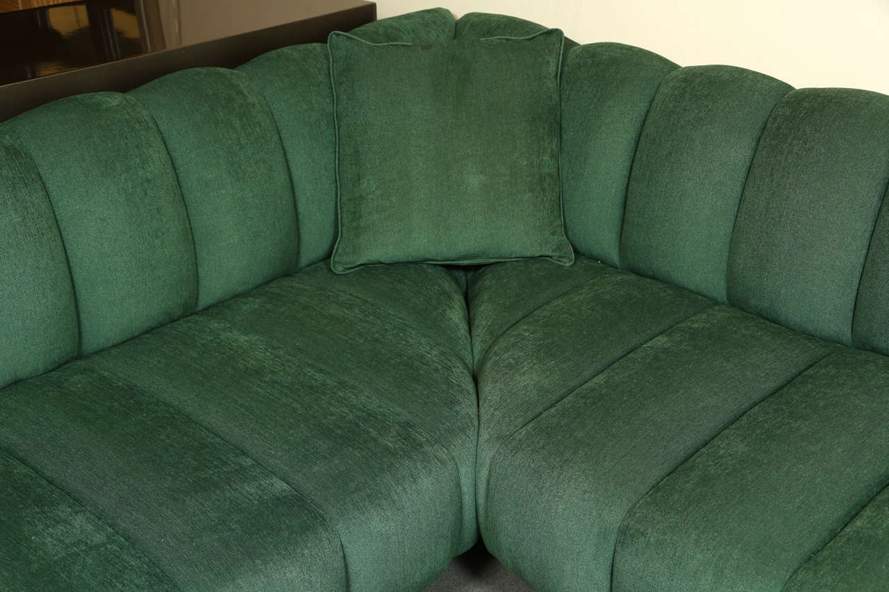 Beautiful Two-Piece Sectional Sofa by Steve Chase In Excellent Condition In New York, NY
