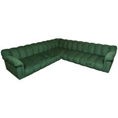 Beautiful Two-Piece Sectional Sofa by Steve Chase