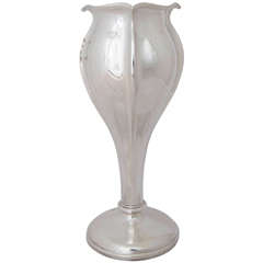 English Silver Vase
