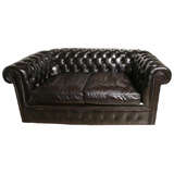Vintage A CHESTERFIELD SOFA. ENGLISH, 20th CENTURY