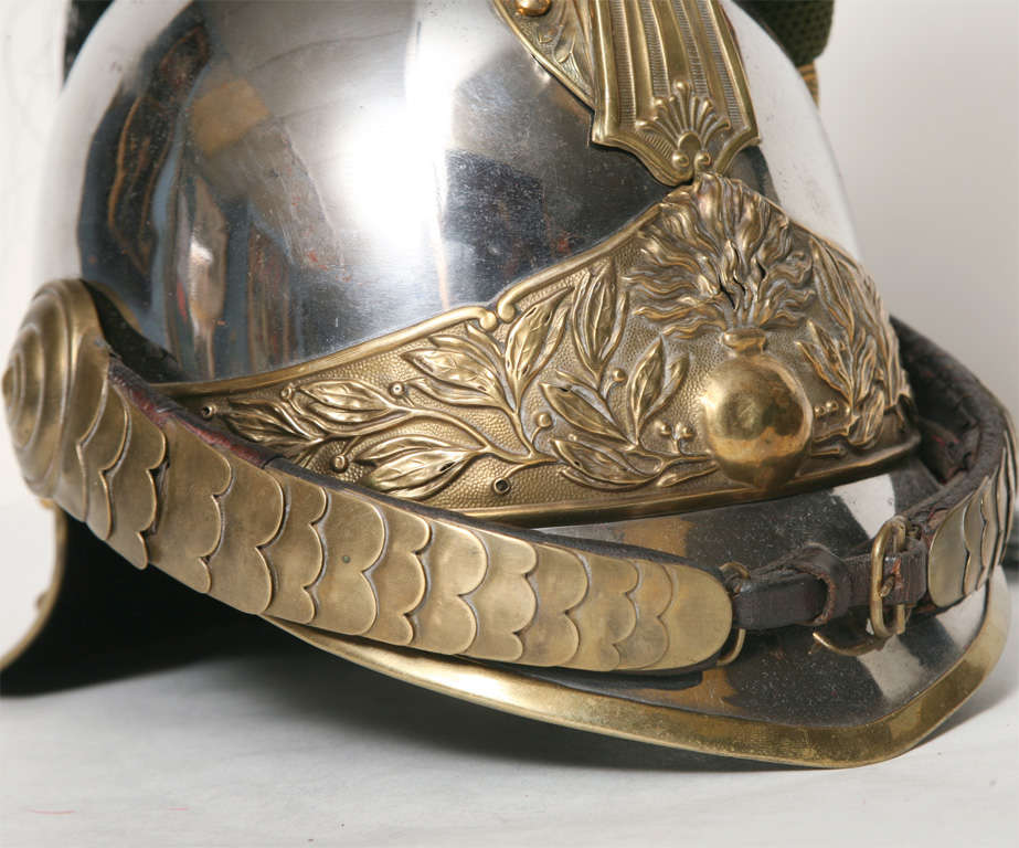 French A NAPOLEON III CUIRASSIER REGIMENT HELMET.  FRENCH,  CIRCA 1850 For Sale