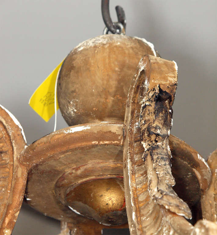 20th Century Beautiful Italian gilt lantern For Sale