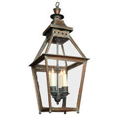 ENGLISH 19TH CENTURY COPPER LANTERN