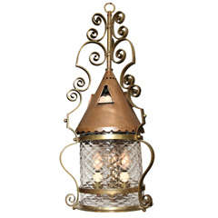 Brass & Copper Lantern 