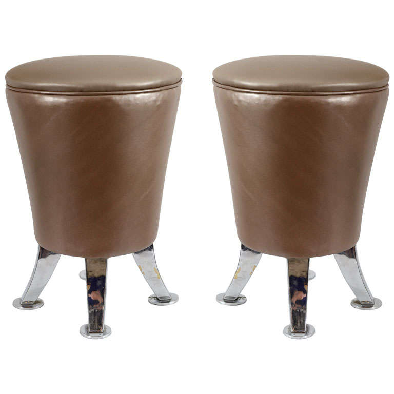 Pair of 1970s Stools For Sale