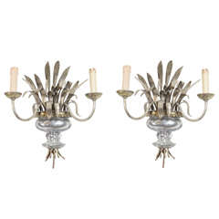 Pair of Baguès Sconces