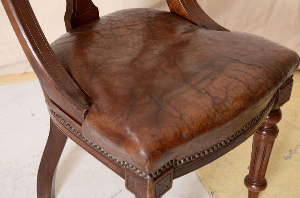 6 English Mahogany Victorian Spoonback Chairs at 1stDibs