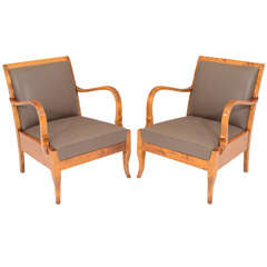 A Pair of Swedish Art Deco Chairs