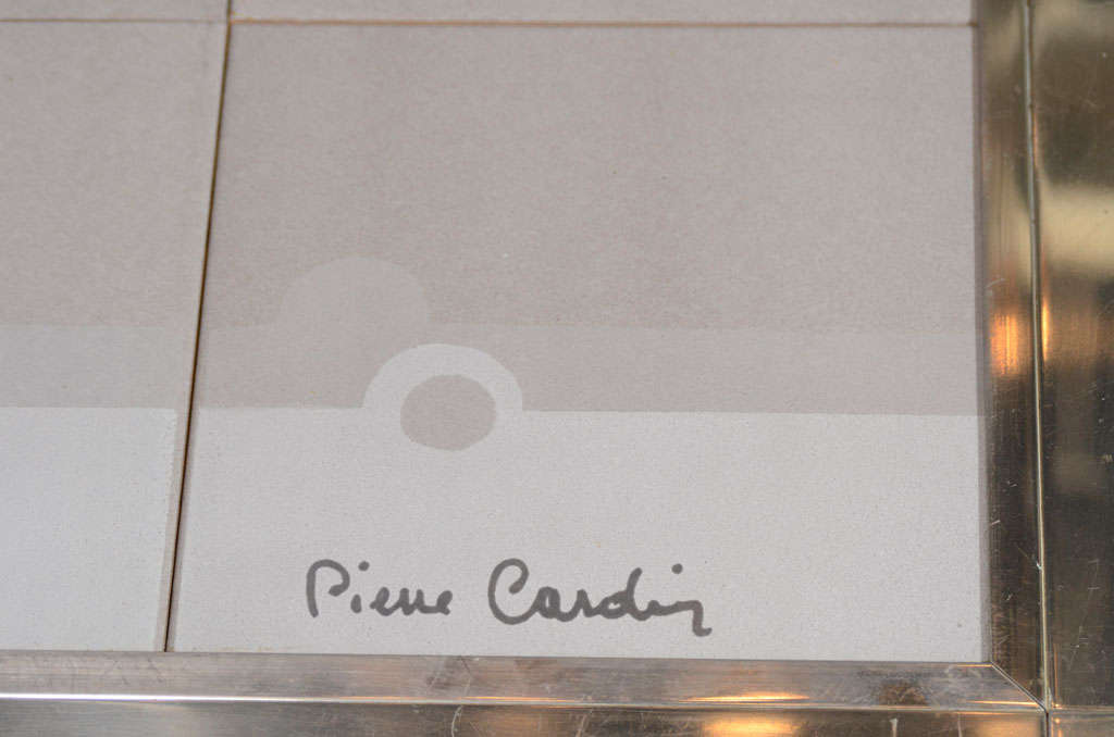Ceramica Tavolino occasionale Pierre Cardin con piano in ceramica in vendita
