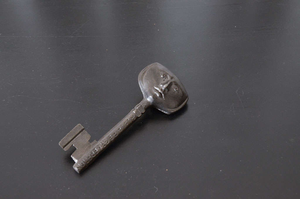 Rare Vintage Skeleton Key with Faces For Sale at 1stDibs rare