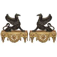 Pair of Fine Early 19th Century Bronze Ornaments