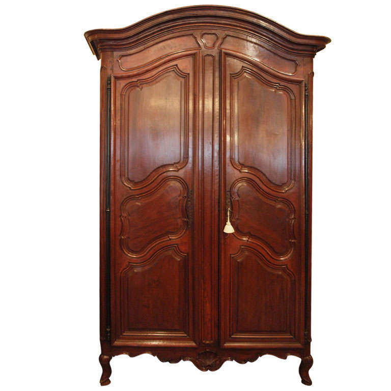 Exceptional 18th Century French Walnut Armoire
