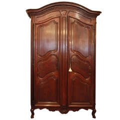 Exceptional 18th Century French Walnut Armoire