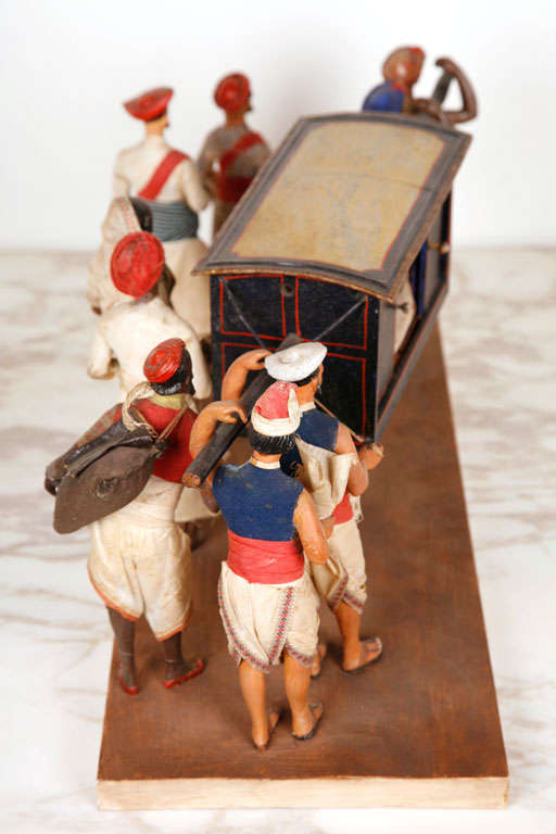 20th Century Rare Anglo-Indian Palanquin