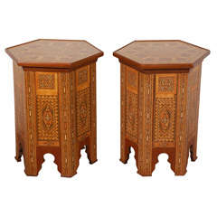 Indian Marquetry Tables