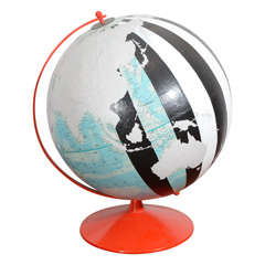 Vintage, Hand Painted Globe by Dylan Egon