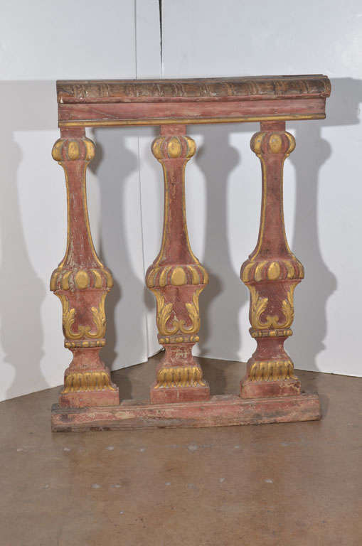 18th c. Church Railing Louis XIV Period Fragment