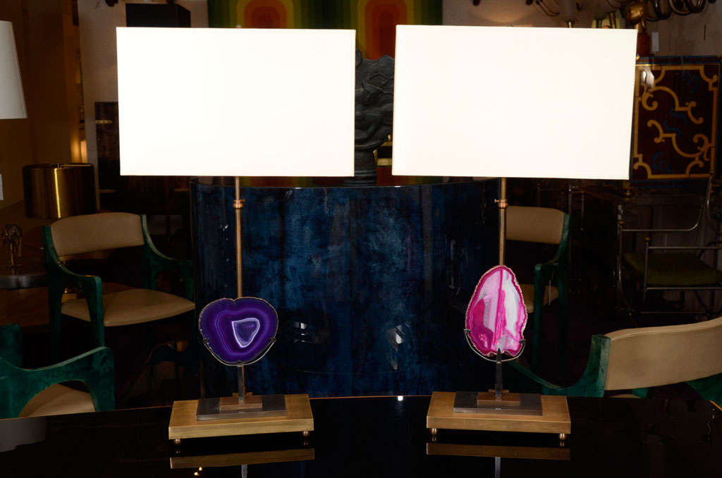 Willy Daro Pair of Asymmetric Lamps