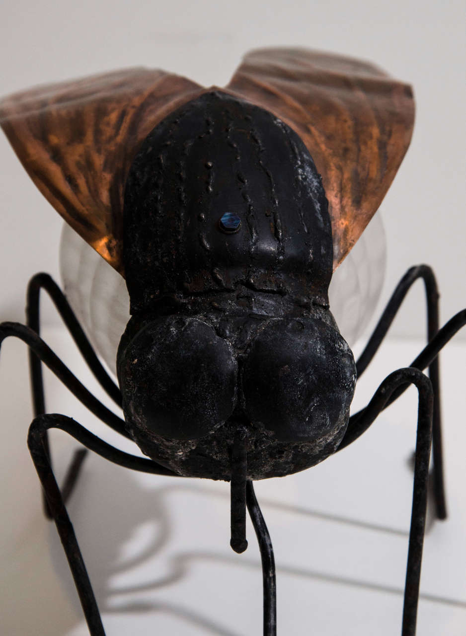 Housefly Lamp In Good Condition For Sale In New York, NY