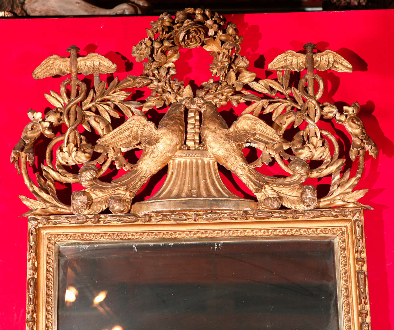 Français Miroir de style Louis XVI en vente
