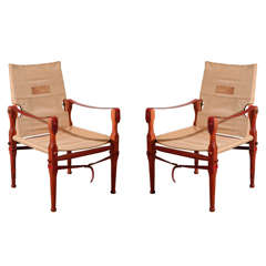 Used Pair of Melvill & Moon Safari Chairs